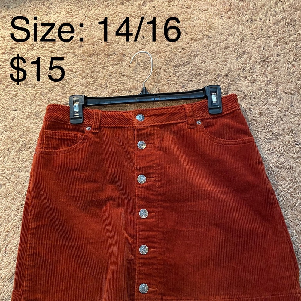 Short Corduroy Skirt